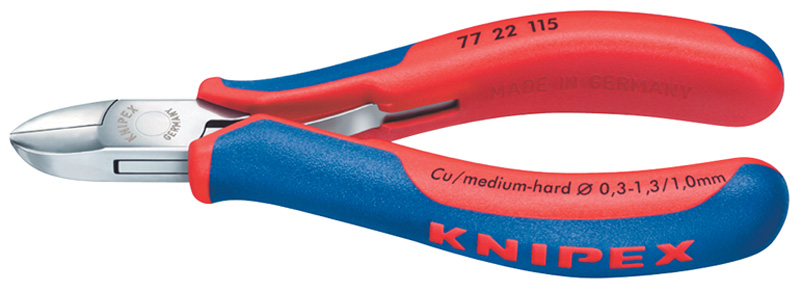 Expert 130mm Knipex Flush Electronics Diagonal Cutters - 27725 