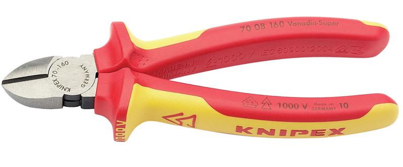 Expert Knipex 160mm Fully Insulated Diagonal Side Cutters - 31926 