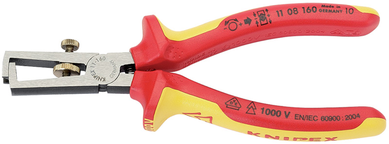 Expert Knipex 160mm Fully Insulated Wire Stripping Pliers - 31930 
