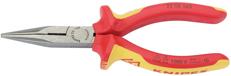 Expert Knipex 160mm Fully Insulated Long Nose Pliers - 31944 