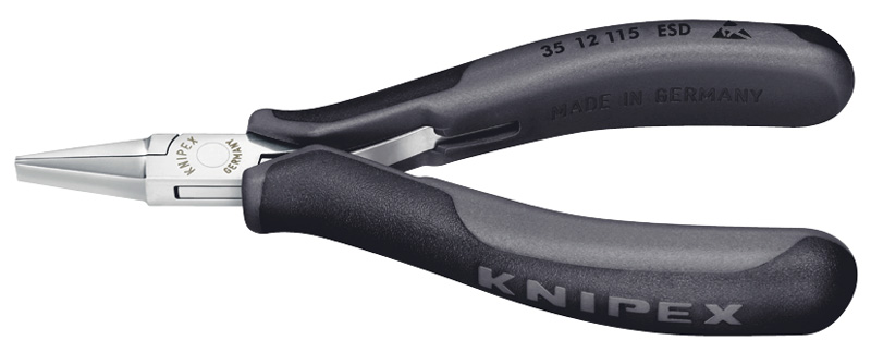 Expert 115mm Knipex Flat Jaw Antistatic Pliers - 37066 
