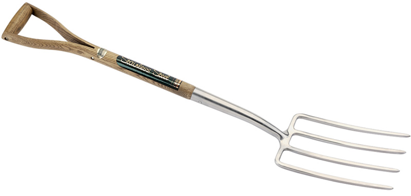 Expert Stainless Steel Garden Fork With FSC Ash Handle - 44971 