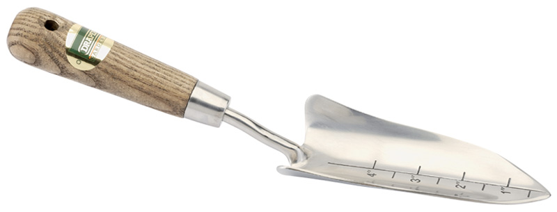 Expert Stainless Steel Heavy Duty Transplanting Trowel With FSC Ash Handle - 44985 