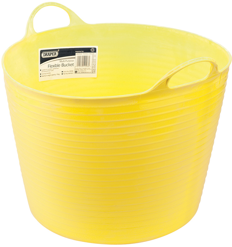 42L Multi Purpose Flexible Bucket - Yellow - 49098 
