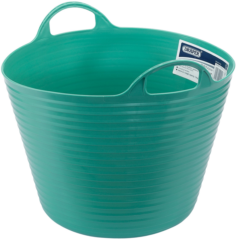 28L Multi Purpose Flexible Bucket - Green - 49102 