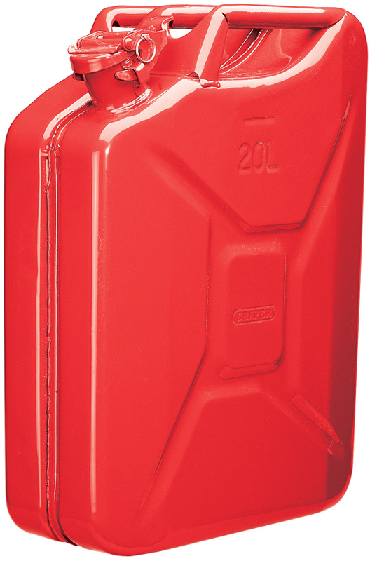 20L Red Steel Fuel Can - 49951 
