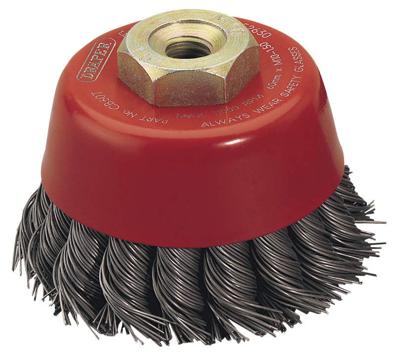Expert 60mm X M10 Twist Knot Wire Cup Brush - 52630 