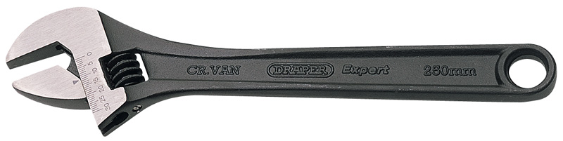 Expert 250mm Crescent-Type Adjustable Wrench With Phosphate Finish - 52681 