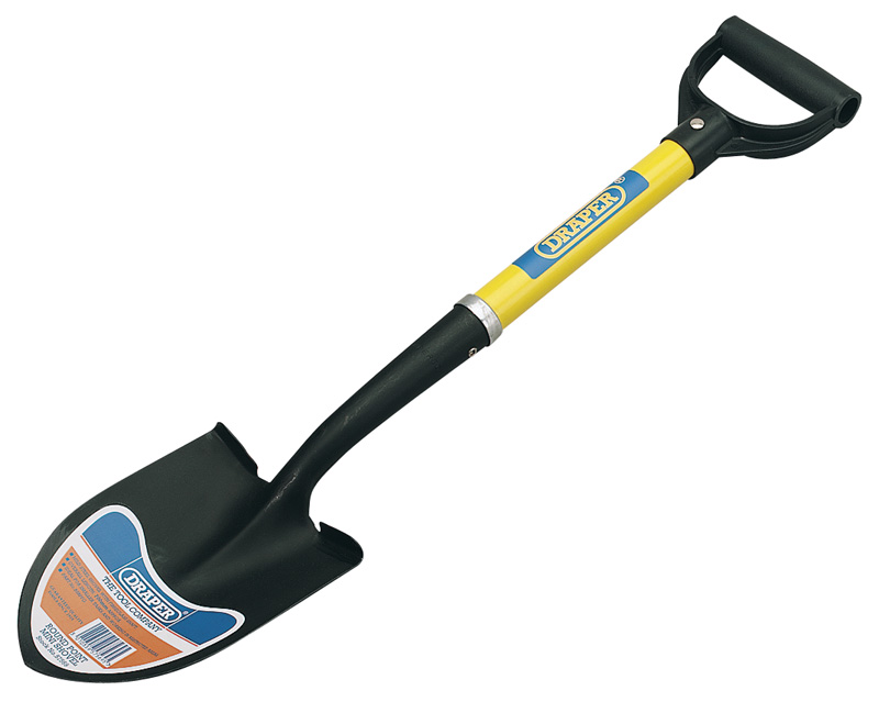 Round Point Mini Shovel With Fibreglass Shaft - 57569 