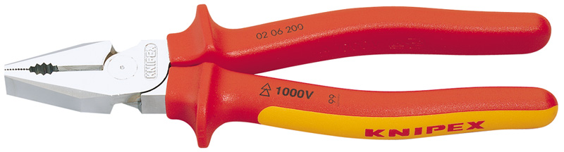Expert 200mm Fully Insulated Knipex High Leverage Combination Pliers - 59818 