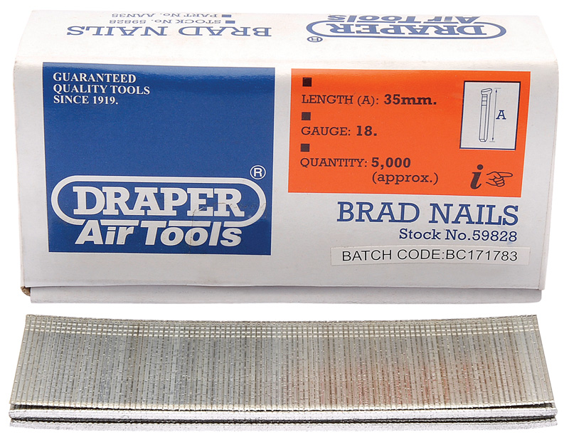 35mm Brad Nails (5000) - 59828 