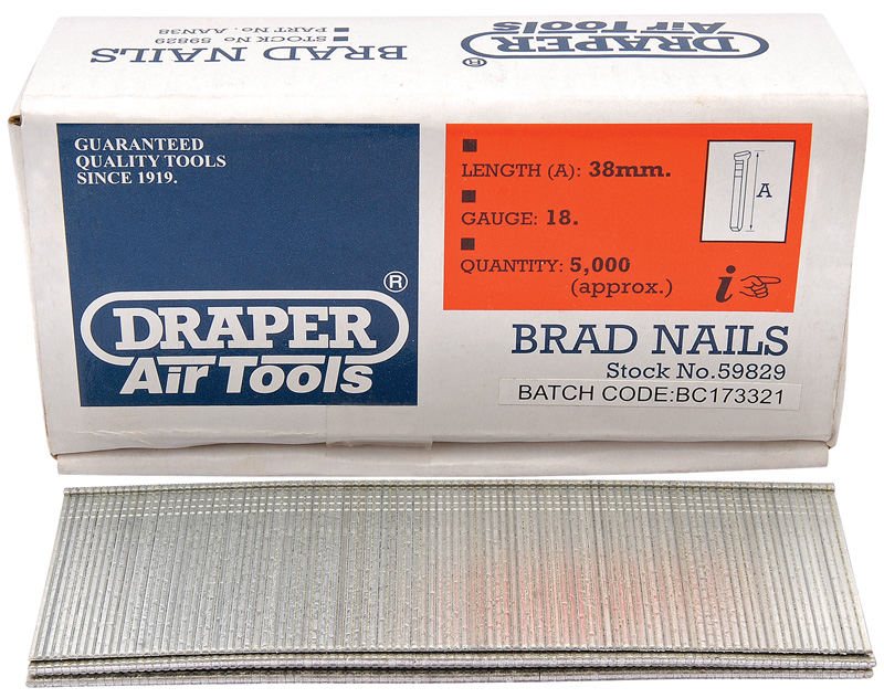 38mm Brad Nails (5000) - 59829 