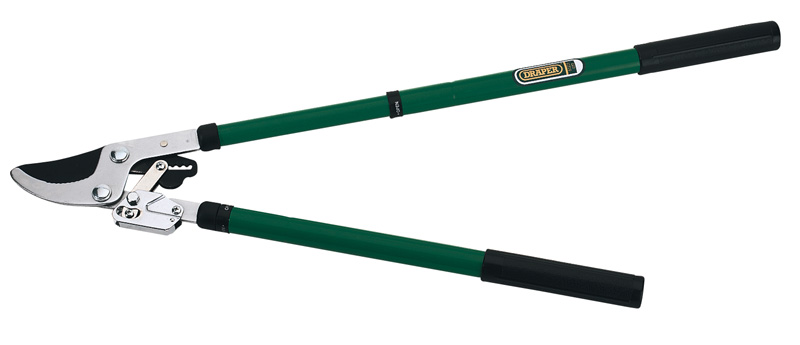 Telescopic Ratchet Action Bypass Loppers With Steel Handles - 61208 