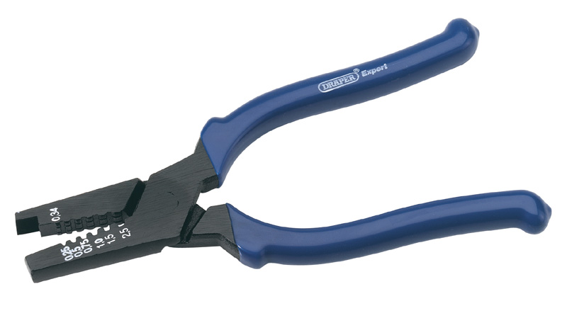 Expert 160mm 8 Way Bootlace Terminal Crimping Pliers - 62324 
