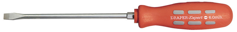 Expert 150mm X 6mm Plain Slot Flared Tip Mechanics Screwdriver (Sold Loose) - 67845 