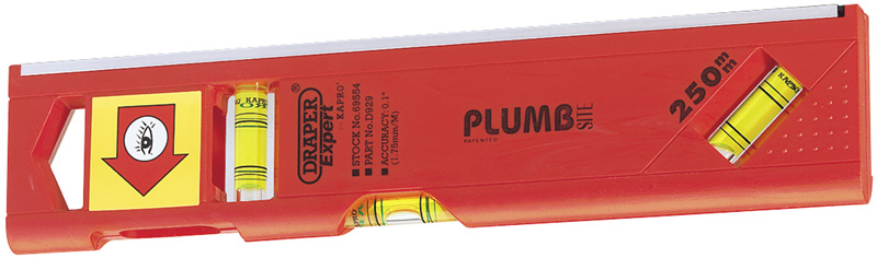 Expert 250mm Plumb Site® Dual View™ Torpedo Level With Magnetic Base - 69554 