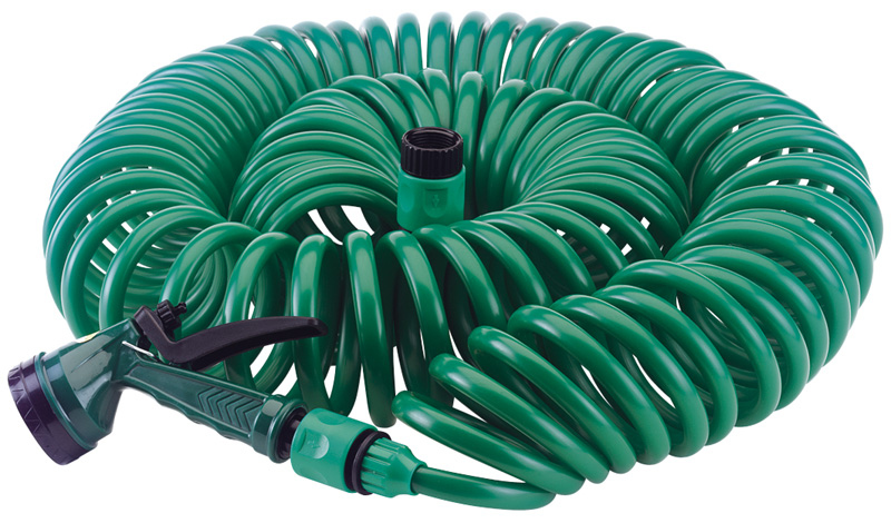 20m Recoil Hose With Spray Gun And Tap Connector - 80496 