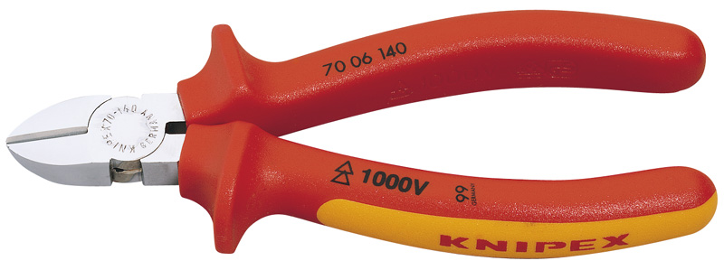 Expert 140mm Fully Insulated Knipex Diagonal Side Cutter - 81254 