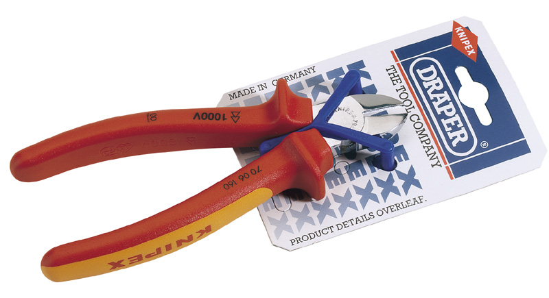 Expert 160mm Fully Insulated Knipex Diagonal Side Cutter - 81262 
