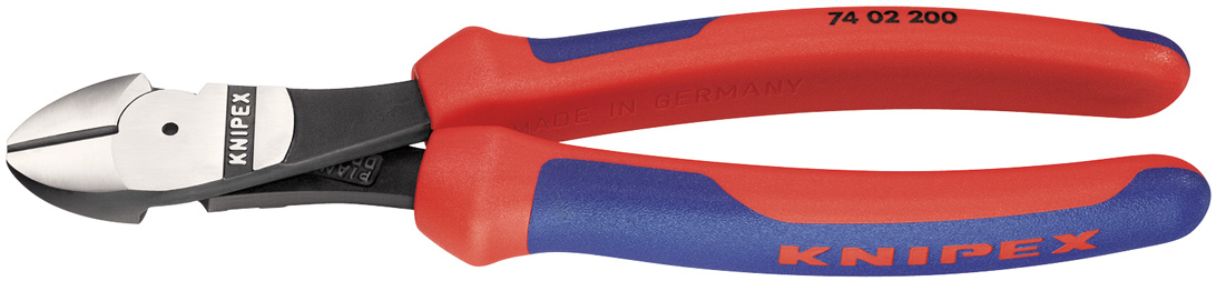 Expert Knipex 200mm High Leverage Diagonal Side Cutter With Comfort Grip Handles - 88145 