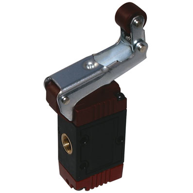 3/2 NORMALLY CLOSED UNIDIRECTIONAL ROLLER LEVER - 2038-6843