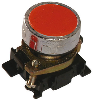 BLACK PROTECTED PUSH BUTTON - 2038-7403
