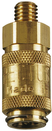 M5 METRIC MALE COUPLING DS BRASS - 20KBAM05MPX