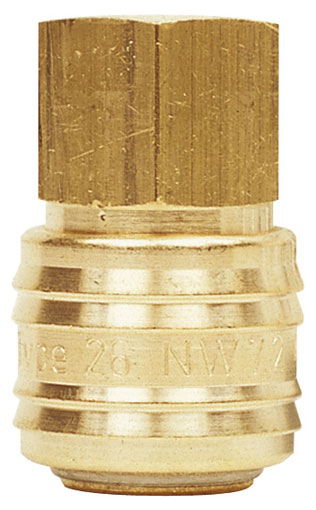1/4" BSPP FEMALE COUPLING BRASS - 26KAIW13MPX