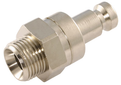 1/4" BSP MALE VALVED PLUG - 52SBAW13SPN