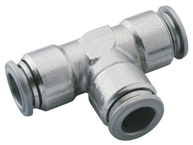 06mm OD EQUAL TEE CONNECTOR 316 STAINLESS STEEL - 60230-6