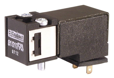 CROUZET INTERFACE MODULAR 3/2 VALVE NORMALLY CLOSED WITH MAINTAINED MANUAL OVERRIDE - CZT-81 519 632