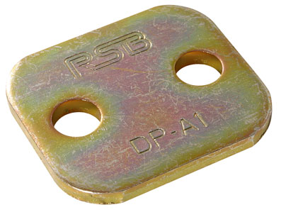 COVER PLATE (A) SIZE 2 STEEL 2 BOLT HOLE - DP-A2