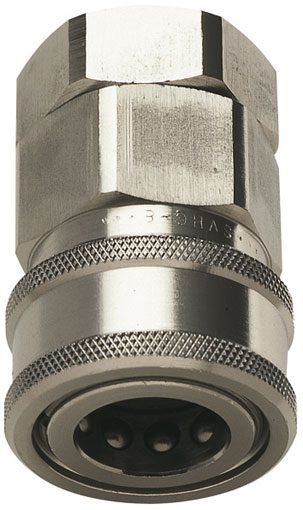 1/2" BSP FEMALE COUPLING 316SS NITRILE SEAL - SVHC8-8RP