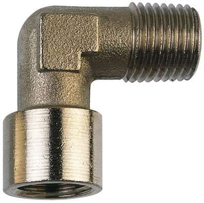 EQUAL ELBOW BRASS PLATED 1" MALE/FEMALE - WSL33