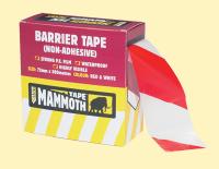 BARRIER TAPE RED & WHITE 72MM 500MTR - 2BARRD500