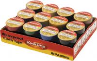 KG CLOTH TAPE IN TRAYS 50MM MIXED (12PK) - KGWC-T-A