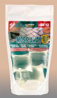 MOSS AWAY SUPER CONCONCENTRATE 5 X 50ML POUCH PACK - MOSSPOUCH - SOLD-OUT!! 