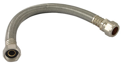 22mm x 3/4" x 900mm 19mm Bore Flexible Tap Connector - FTCL22-34-90