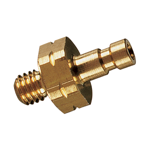 M3 Metric Male Plug Brass Unplated - 02SFAM03MXX 