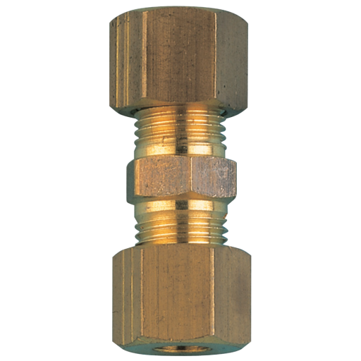 10mm OD Straight Brass Adaptor - 13460-10 
