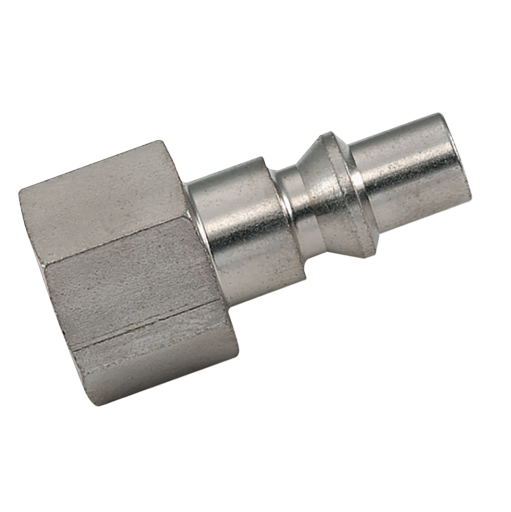 3/8" BSPP Female Plug Steel Nickel Plated - 14SFIW17SXN 
