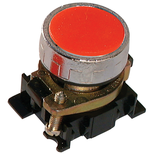 Red Protected Push Button - 2038-7395 
