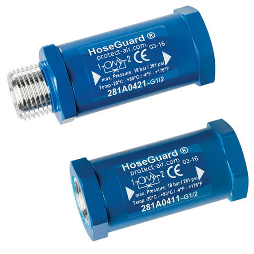 Hoseguard Airfuse 1/4" BSPP Male/Female - 281A0221 
