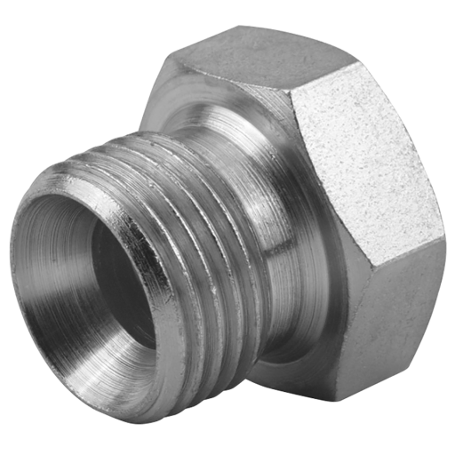 1/8" BSPP Male Coned 60 Plug Steel - 6BC02 
