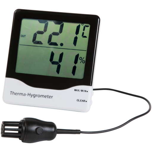 Hygrometer With Remote For Humid/temp - 810-140 