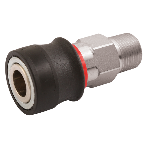 1/4" Male Safety Coupling - AS71CM 