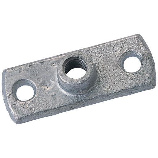 3/8" BSP Tapped Backplate FIG515 Galvanised - C515-38 