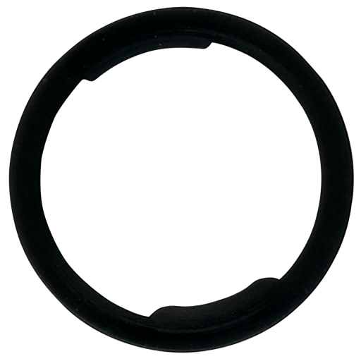 1/2" BSPP Nylon Notched Washer Black - D11X-1/2 