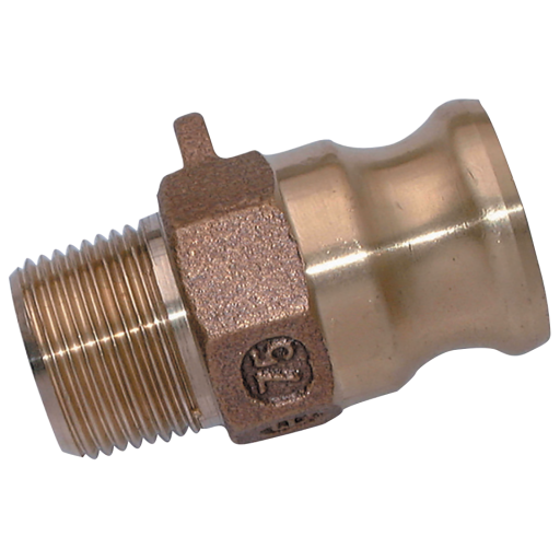 1/2" NPT Male Plug Type F Brass - F12-BR-NPT 