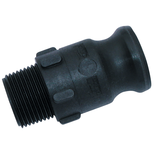 1/2" BSPT Male Plug Type F Polypropylene - F12-PP 